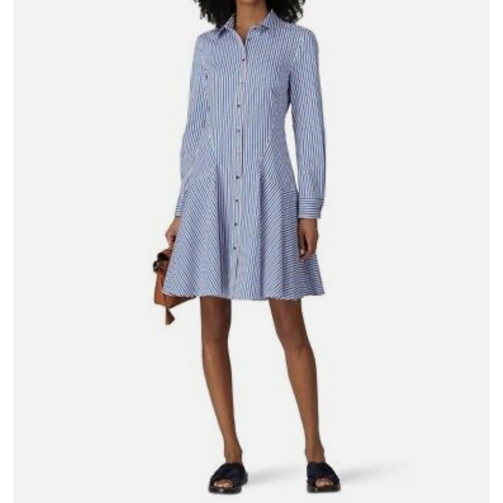 Derek Lam Collective, Striped Button Down Dress, … - image 1